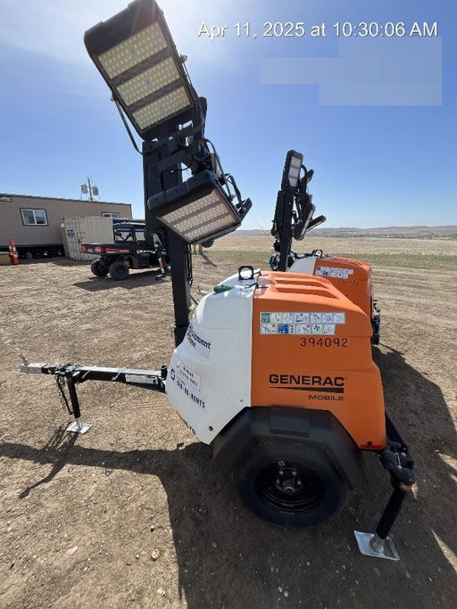 2024 Generac MLT2 Diesel, Flex Switch 120V Input, Powerzone Controller, 
(4) 320W LED Lights, 4kW Generator, 39.9 Gal Fuel Tank, 2" Ball, T3