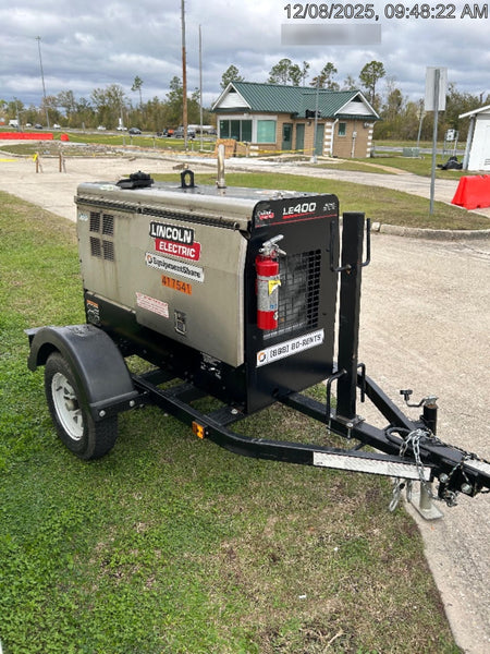 2024 Lincoln Electric LE400 Kubota V1505, Trlr, Cable Rack, Light Kit, ES Decals, T3