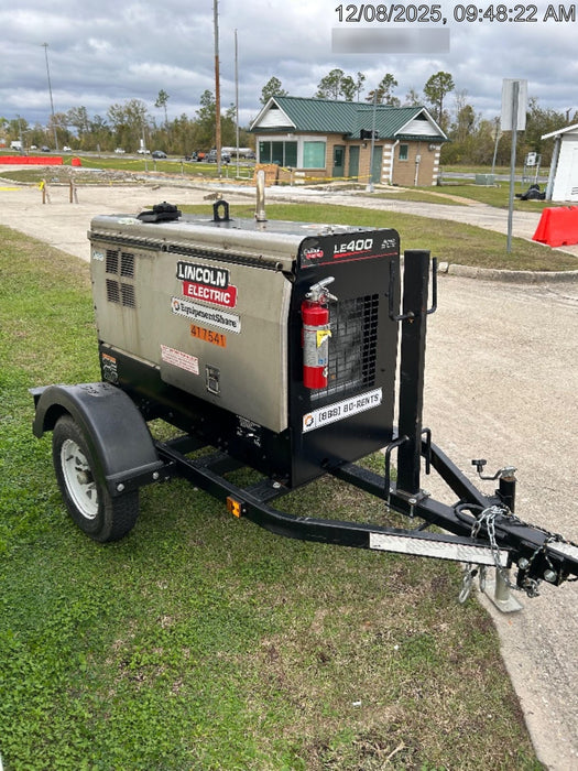 2024 Lincoln Electric LE400 Kubota V1505, Trlr, Cable Rack, Light Kit, ES Decals, T3