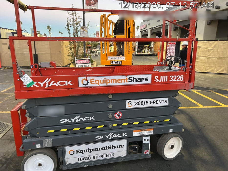 2019 Skyjack SJIII-3226 Skyjack SJIII3226 Standard w/Trojan Batteries