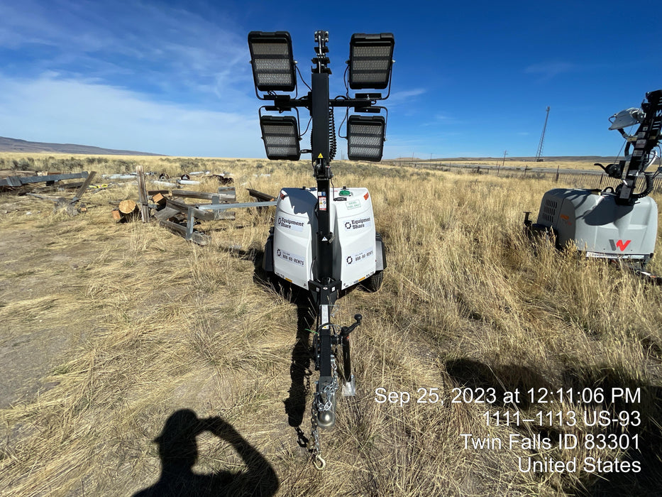 2023 Generac MLT2 Diesel, Flex Switch 120V Input, Powerzone Controller, (4) 320W LED Lights, 4kW Generator, 39.9 Gal Fuel Tank, 2" Ball, T3