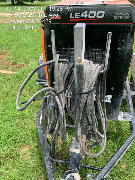 2022 Lincoln Electric LE400 Kubota V1505, Trlr, Cable Rack, Light Kit, ES Decals, T3