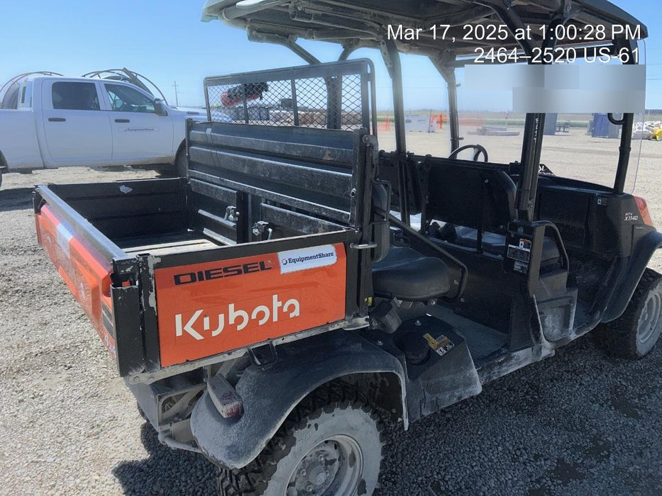 2021 Kubota RTV-X1140W-H Plastic Canopy, Windshield Acrylic Clear, LED Strobe Light, Wire Harness Kit, Back up Alarm