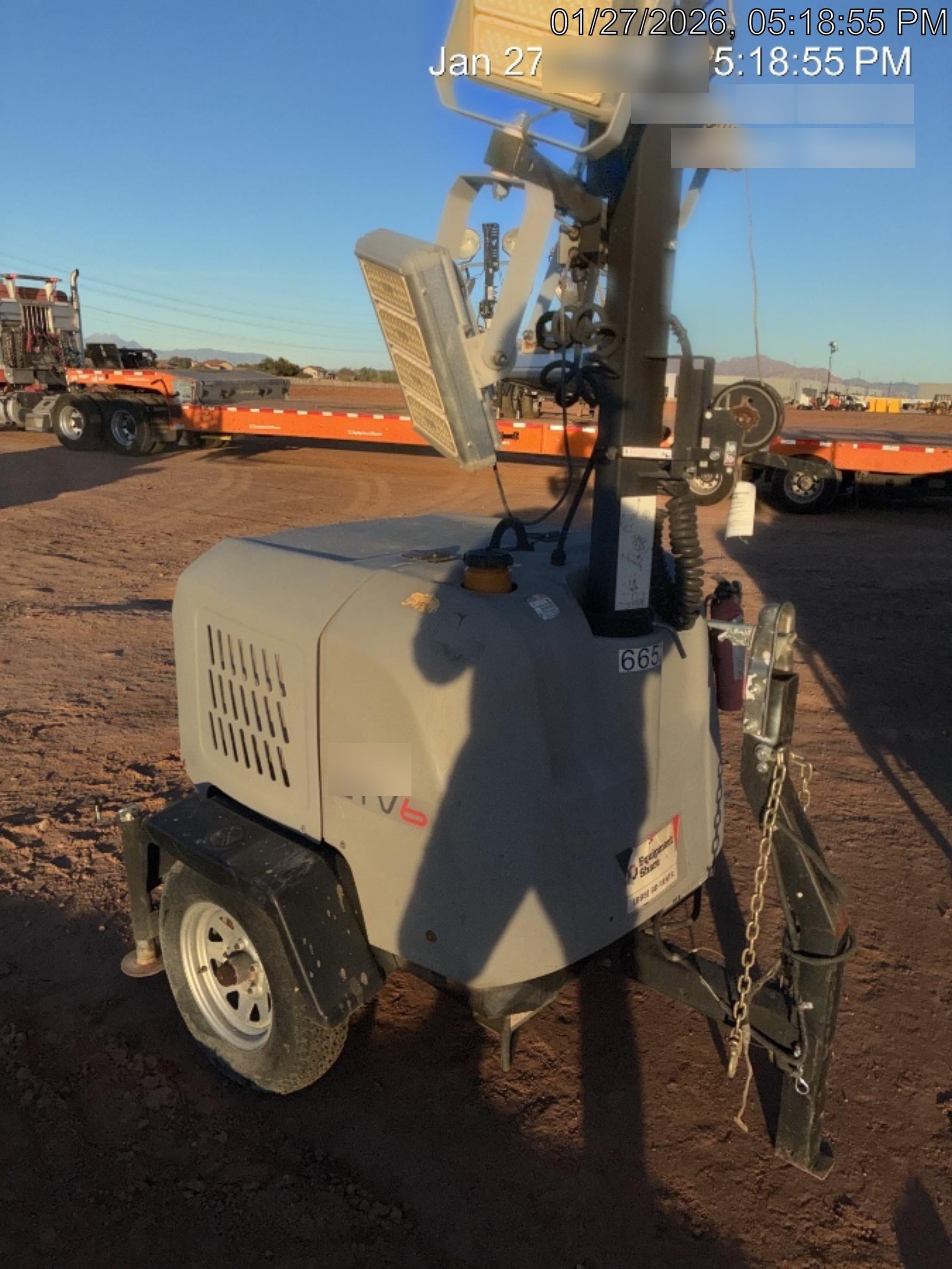 Wacker Neuson LTV6K LED Lighting 300W- Vertical Mast