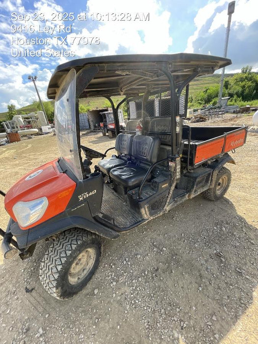 2021 Kubota RTV-X1140W-H Plastic Canopy, Windshield Acrylic Clear, LED Strobe Light, Wire Harness Kit, Back up Alarm