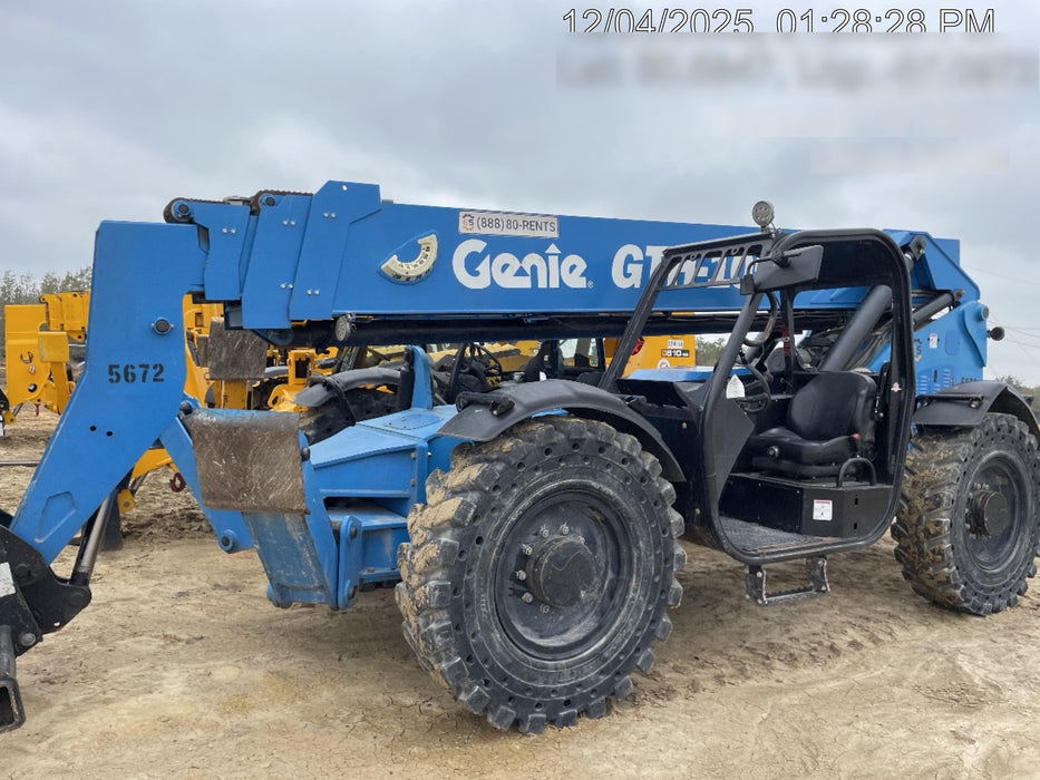2017 Genie GTH-1056 Genie GTH1056, Solid Tires, 60" carriage, Open ROPS