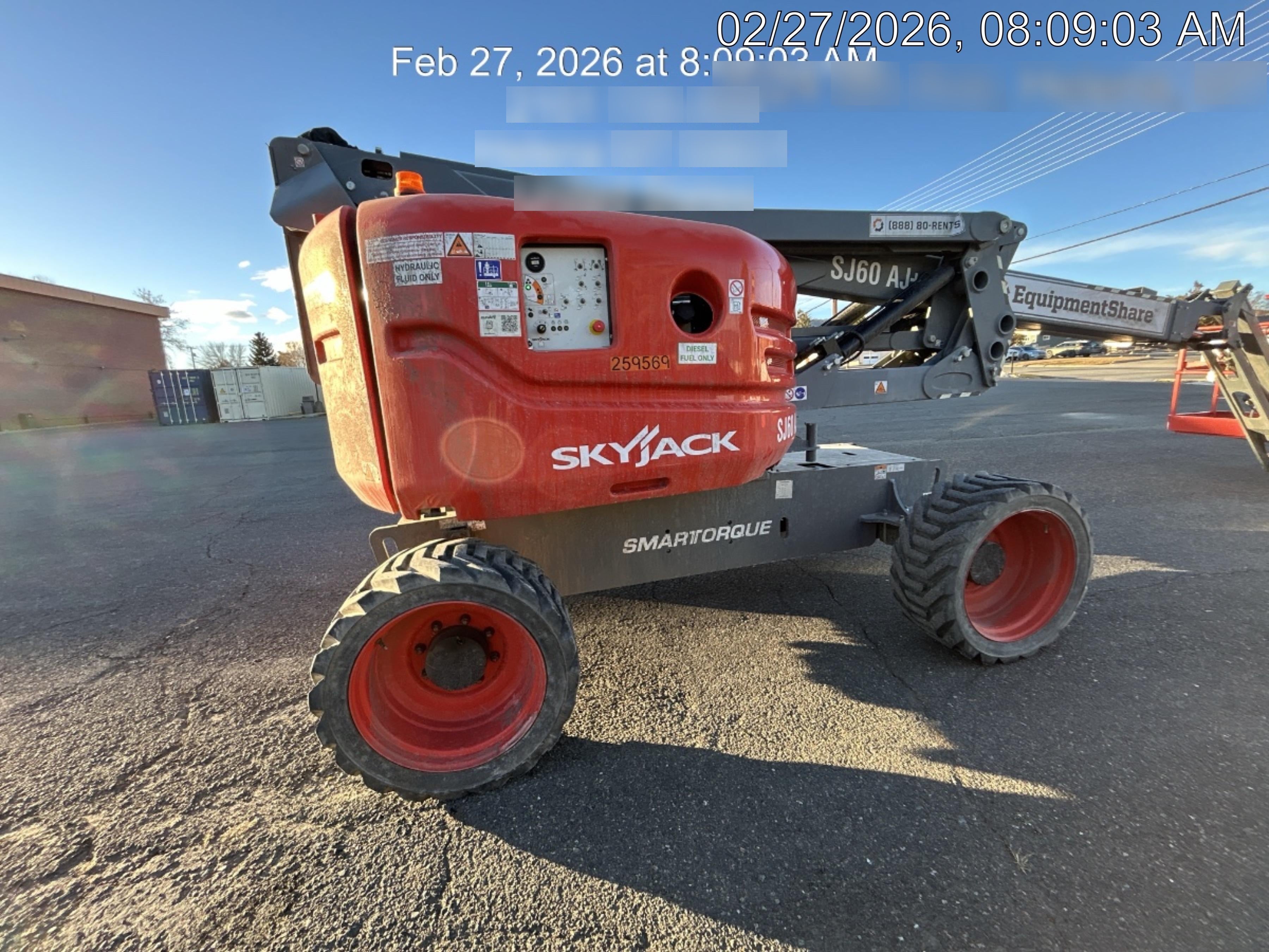 2022 SKYJACK SJ60 AJ+