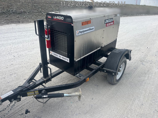 2024 Lincoln Electric LE400 Kubota V1505, Trlr, Cable Rack, Light Kit, ES Decals, T3