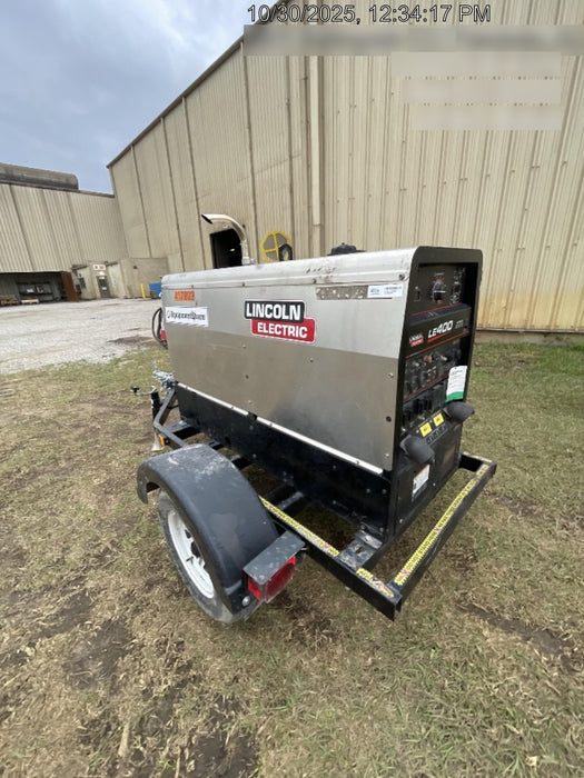 2024 Lincoln Electric LE400 Kubota V1505, Trlr, Cable Rack, Light Kit, ES Decals, T3