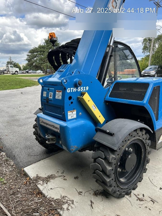 2020 Genie GTH-5519 Cab/Heat/Air, Solid Tires, Work Lights, Beacon, Aux Hydraulics, Back up Alarm
