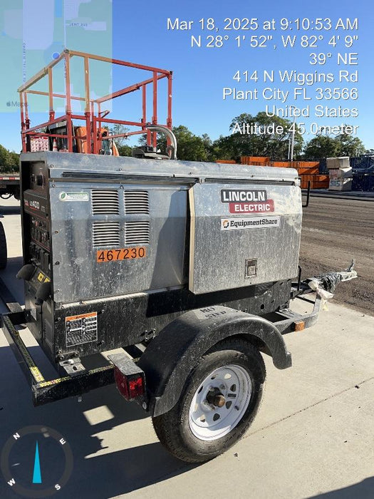 2024 Lincoln Electric LE400 Kubota V1505, Trlr, Cable Rack, Light Kit, ES Decals, T3