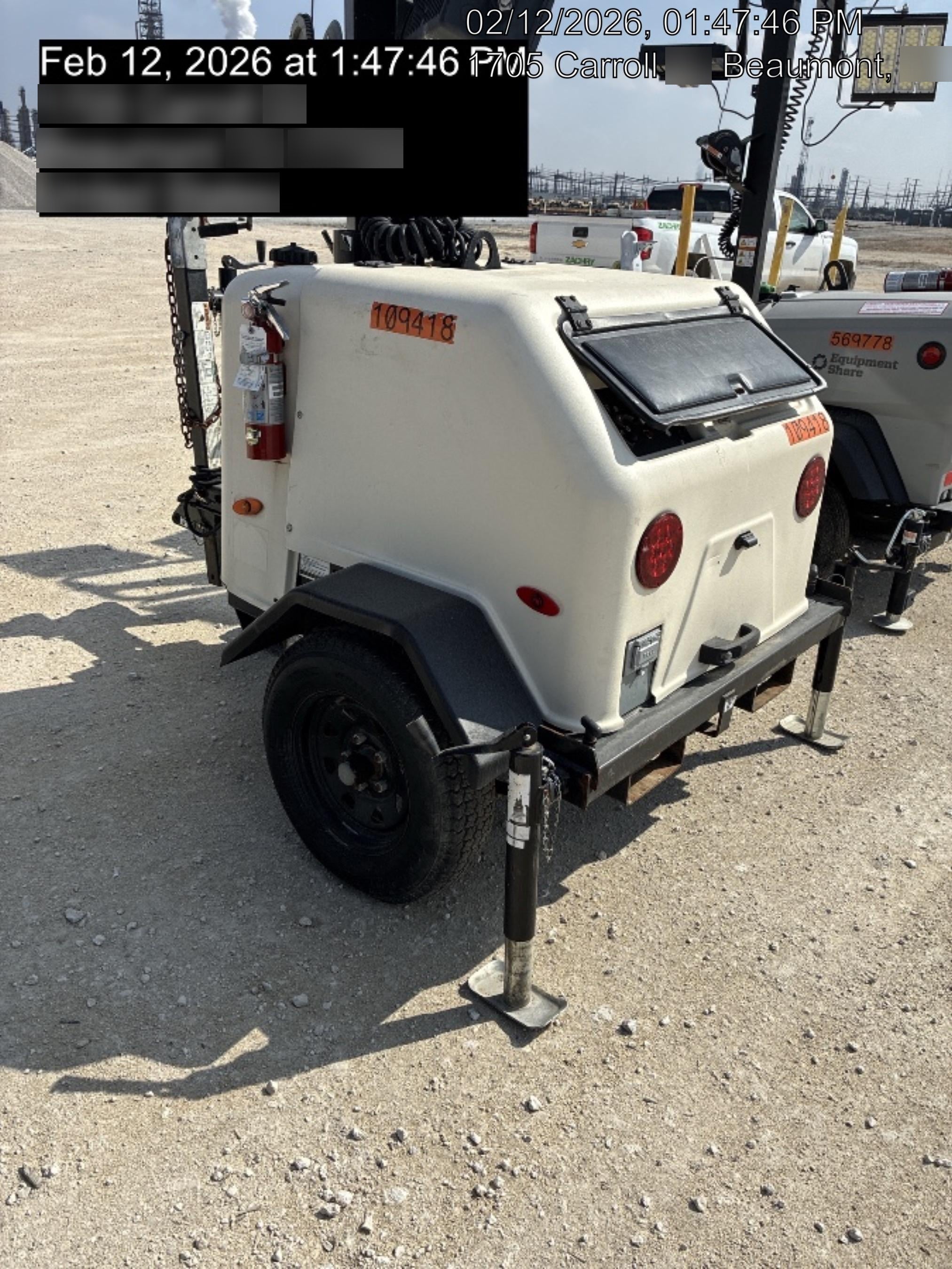 2020 Genie RL4 6kW Light Plant - Metal Halide
