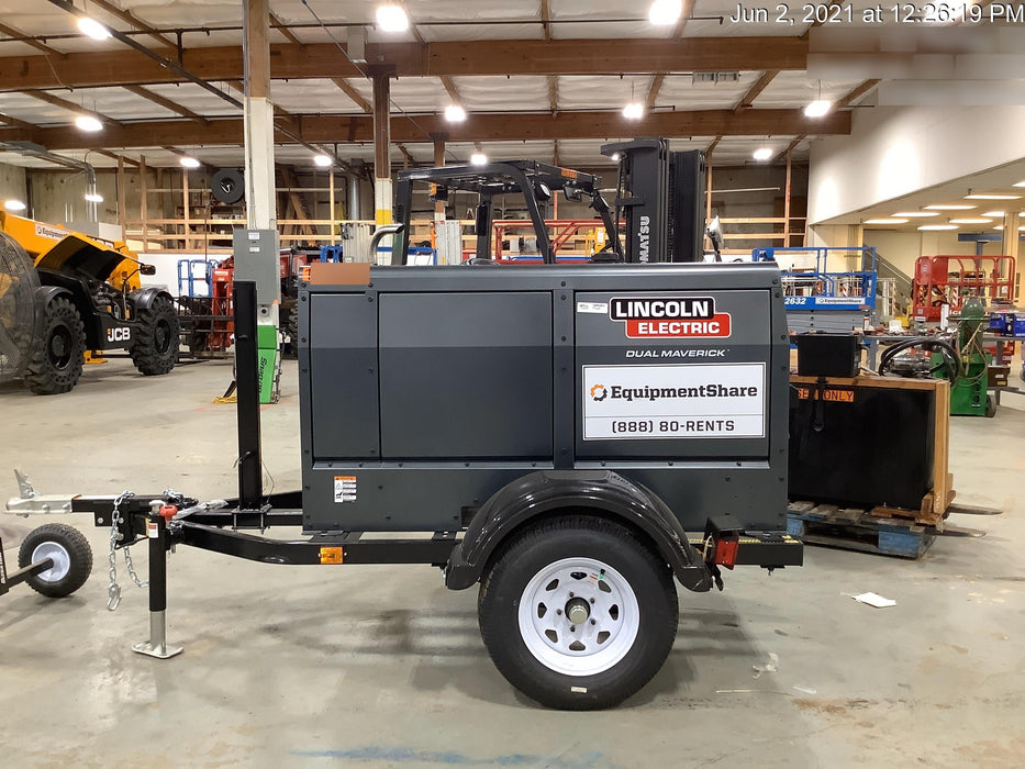 2021 Lincoln Electric Dual Maverick 200/200X Ready Pak 3 (includes trailer, cable rack, fender light kit)