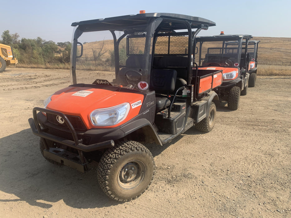 2021 Kubota RTV-X1140W-H Plastic Canopy, Windshield Acrylic Clear, LED Strobe Light, Wire Harness Kit, Back up Alarm