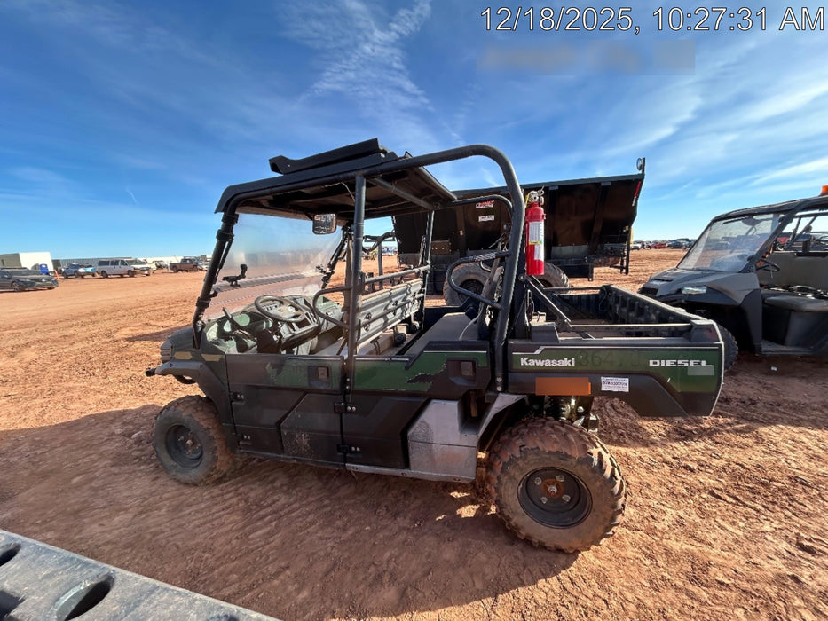 Kawasaki Mule PRO-DXT Movement Alarm, Beacon, Hard Top, ES Track Hardware