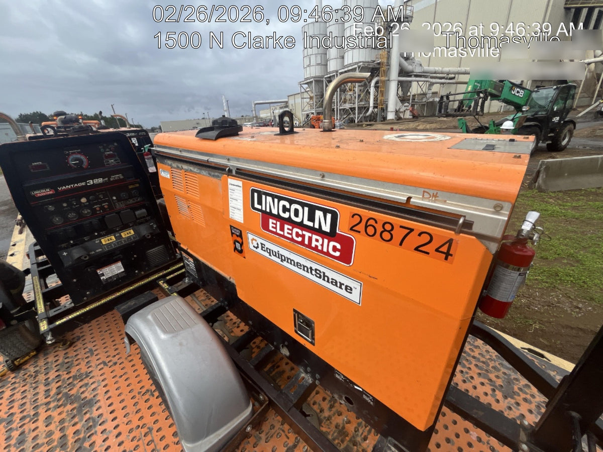 2022 Lincoln Electric LE400 Kubota V1505, Trlr, Cable Rack, Light Kit, ES Decals, T3