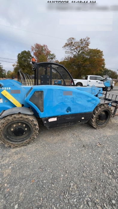2019 Genie GTH-5519 Canopy, Solid RT Tires, LED Work Lights, Beacon, 48" Carriage, 48" Forks