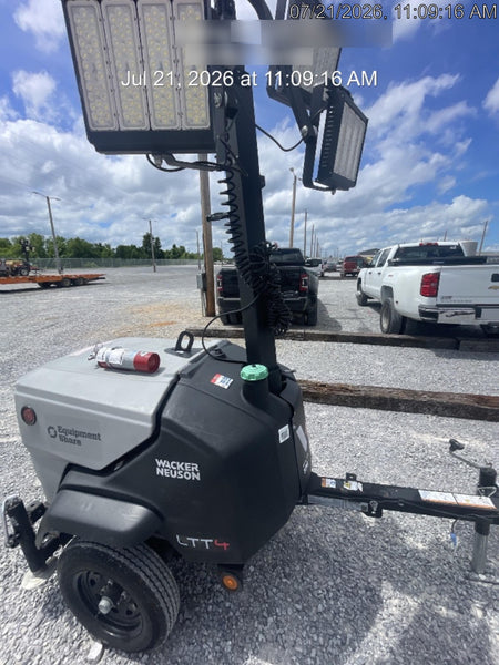 2024 Wacker Neuson LTT4 Diesel, Kohler KDW702, Deep Sea Controller, Auto Start, LED 320W, Bypass Outlet, T3