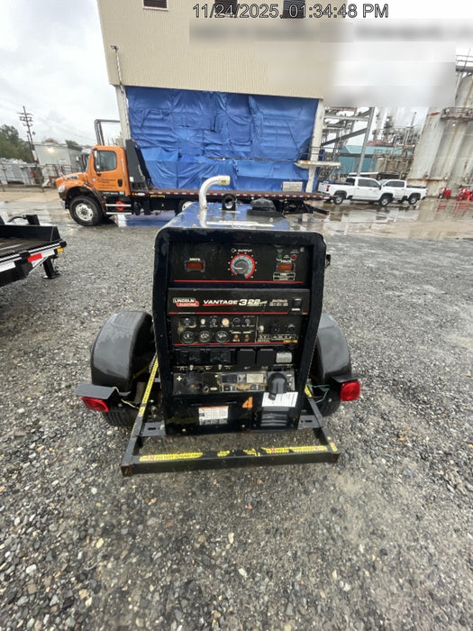 2018 Lincoln Electric Vantage 322 Lincoln Vantage 322 Welder Ready Pak 3 - Vantage 322, Trailer, Fender and light kit, Cable rack