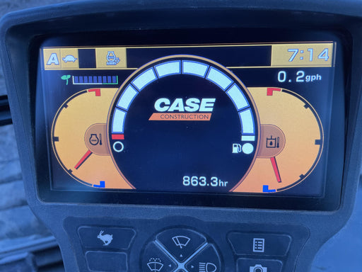 2018 Case CX80C CLOSED CAB, A/C, RUBBER TRACKS PADS, 7'-2" ARM