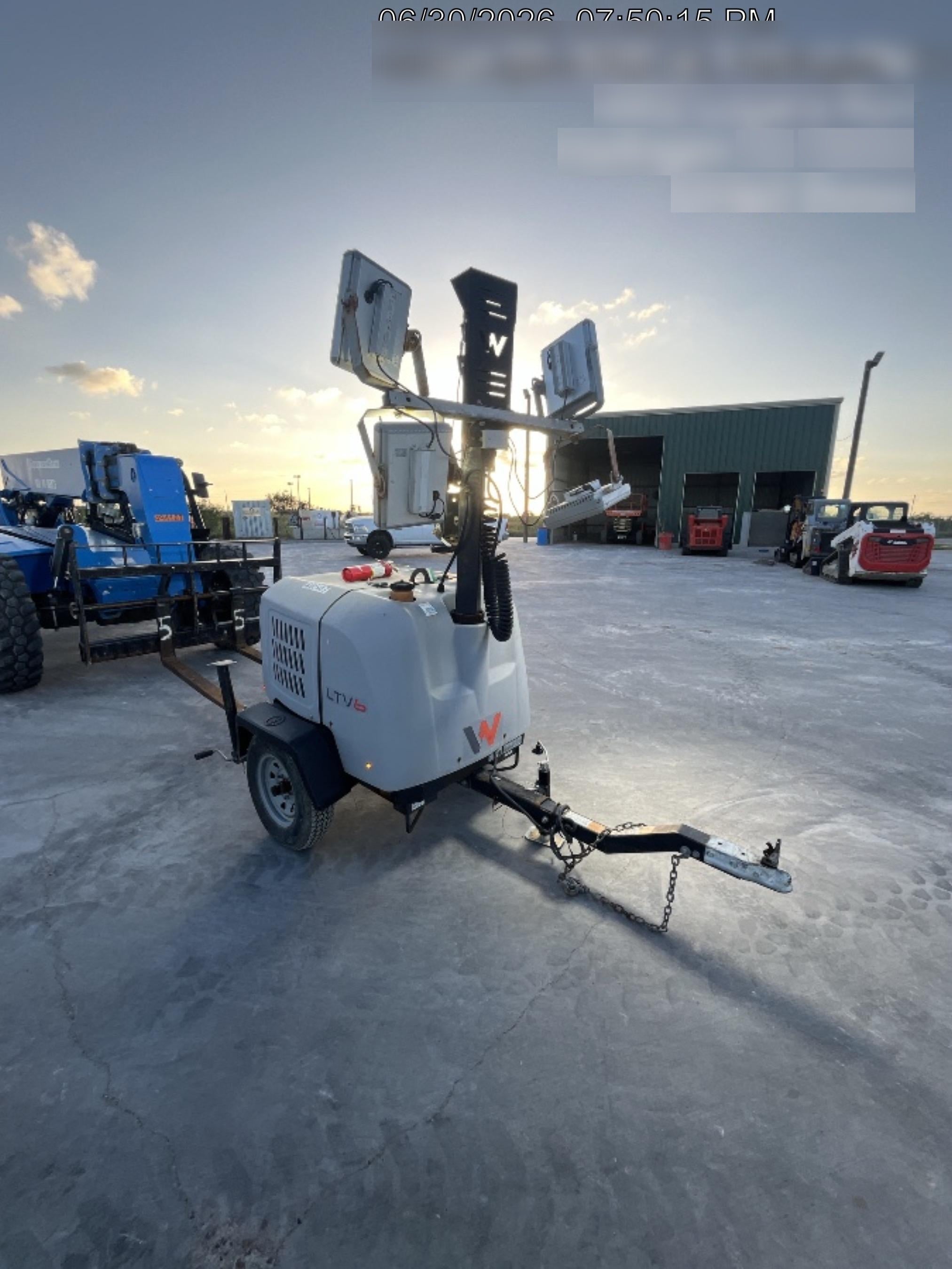 2019 Wacker Neuson LTV6K-LED LTV6K Light Tower, LED 300W, Telematics EQ SH Kubota