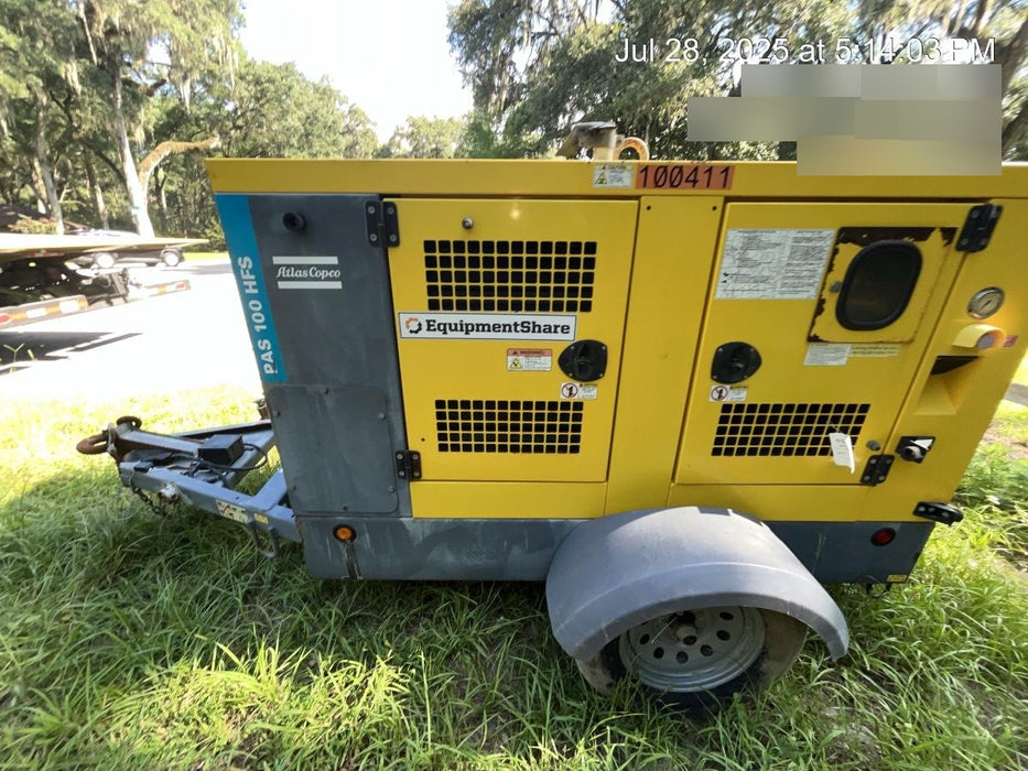 2020 ATLAS COPCO PAS 100 HF CS Enclosed