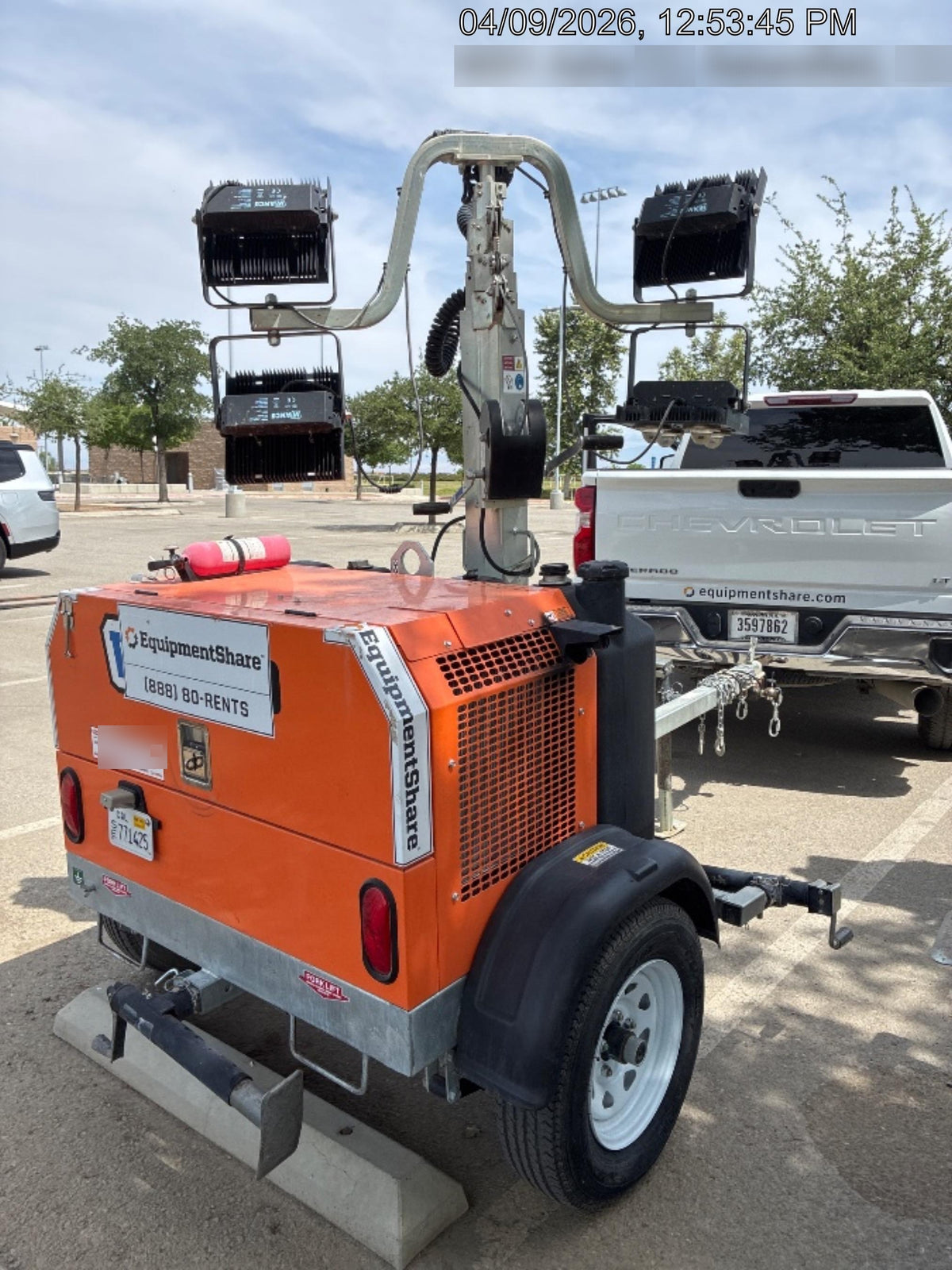 2024 Wanco WLTT-4MM4K Diesel, Deep Sea Controller, Shore Power Plug, Auto Start, (4) 350W LED Floodlights, 4kW Generator, 60 Gal Fuel Tank, 2" Ball, T3