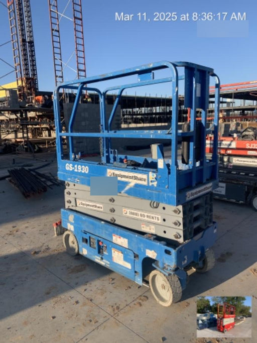 2019 Genie GS-1930 Fixed Rails with Chain Entry