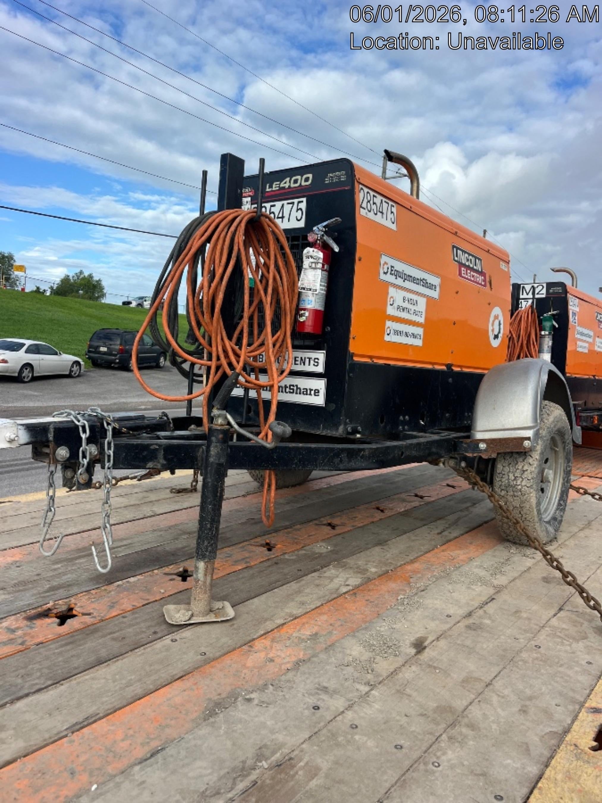 2022 Lincoln Electric LE400 Kubota V1505, Trlr, Cable Rack, Light Kit, ES Decals, T3