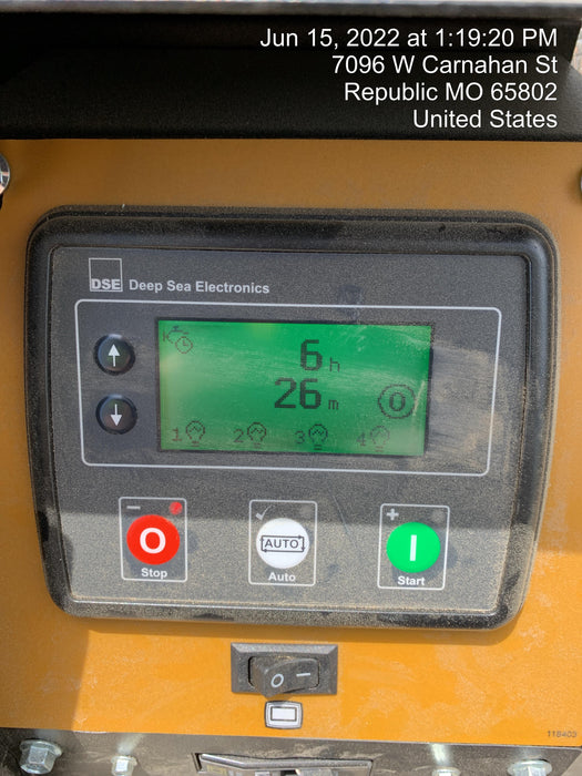 2022 Allmand NLV3GR (4) LED Light Fixture 350W, 23' Vertical Mast, 3kW Prime, Towable, Deep Sea L401, Leveling Jacks, Yanmar T4F 5.8hp