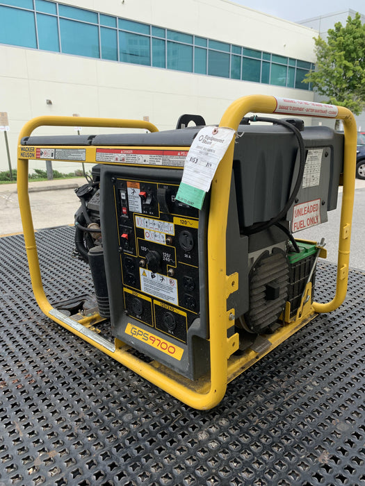 2018 Wacker Neuson GPS9700V Wacker Neuson GPS9700V Portable Generator