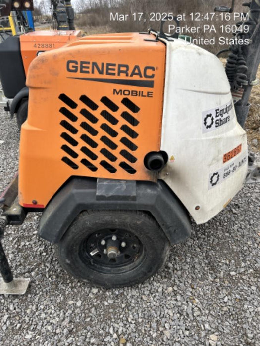 2023 Generac MLT2 Diesel, Flex Switch 120V Input, Powerzone Controller, 
(4) 320W LED Lights, 4kW Generator, 39.9 Gal Fuel Tank, 2" Ball, T3