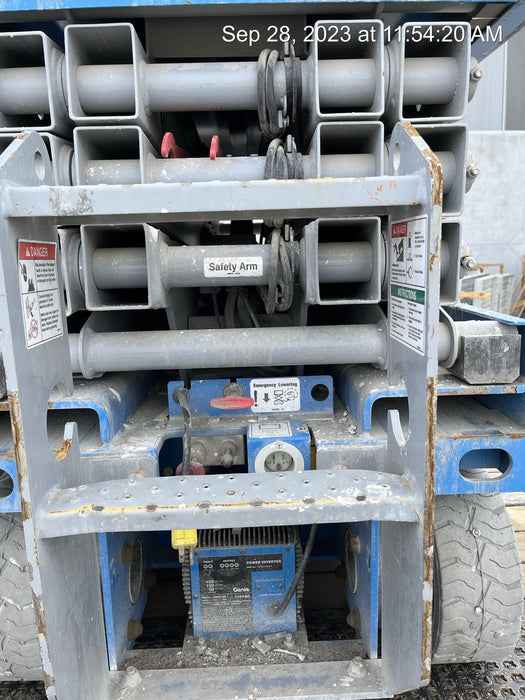 2020 Genie GS-1930 Solid Non Marking Tires, Beacon, Folding rails with half height swing gate, 800W Inverter