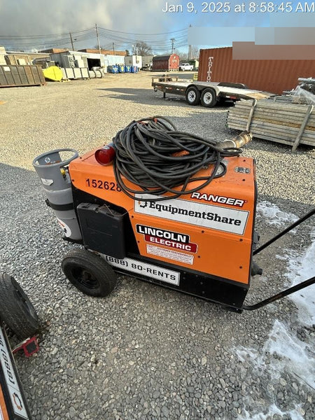 2021 Lincoln Electric Ranger 305 LPG LPG One-Pak (includes undercarriage, tank holder & tank strap) ORANGE