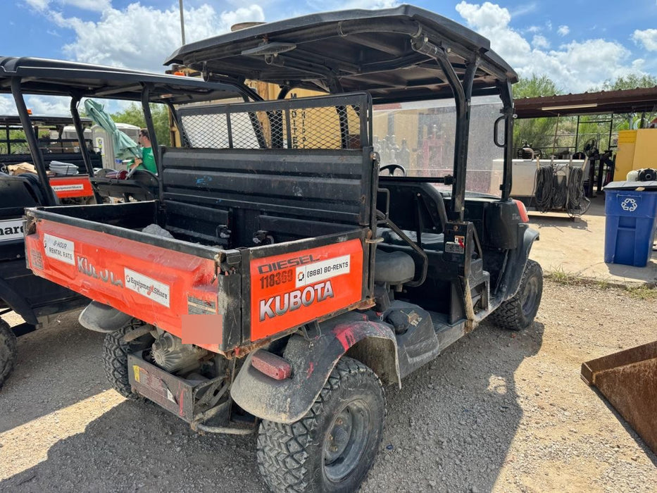 Kubota RTV-X1140W-H Canopy, 4-Seater, Diesel, Windshield Acrylic Clear, LED Strobe, Backup Alarm