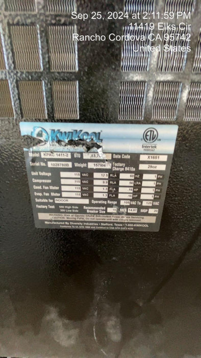 2023 KWIKOOL KPAC1411-2