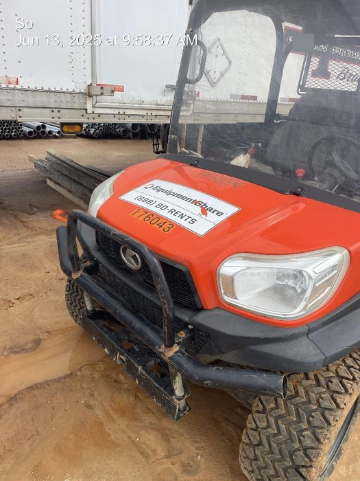 2021 Kubota RTV-X1140W-H Plastic Canopy, Windshield Acrylic Clear, LED Strobe Light, Wire Harness Kit, Back up Alarm