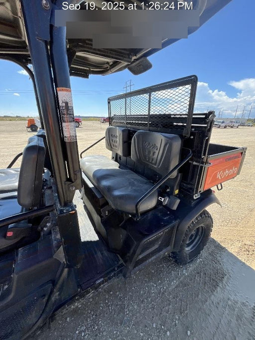 2022 Kubota RTV-X1140W-H Plastic Canopy, Windshield Acrylic Clear, LED Strobe Light, Wire Harness Kit, Back up Alarm