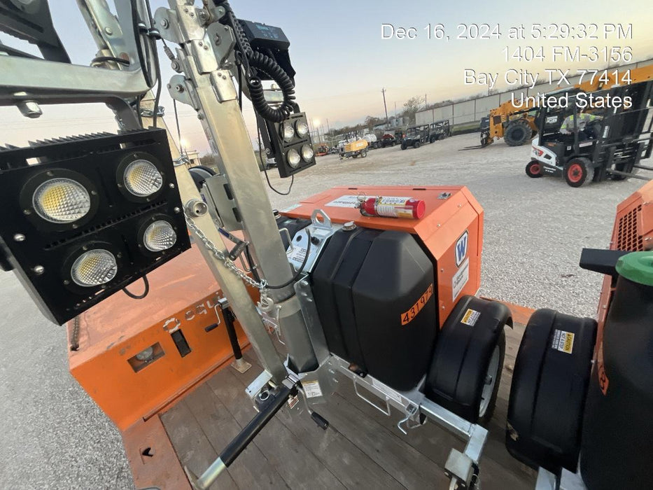 2024 Wanco WLTT-4MM4K Diesel, Deep Sea Controller, Shore Power Plug, Auto Start, (4) 350W LED Floodlights, 4kW Generator, 60 Gal Fuel Tank, 2" Ball, T3