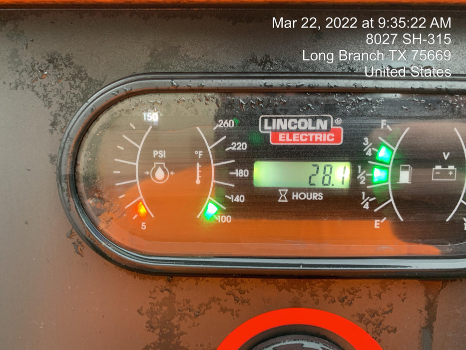 2021 Lincoln Electric Vantage 549X Ready Pak 3, ORANGE (includes trailer, cable rack, fender light kit)