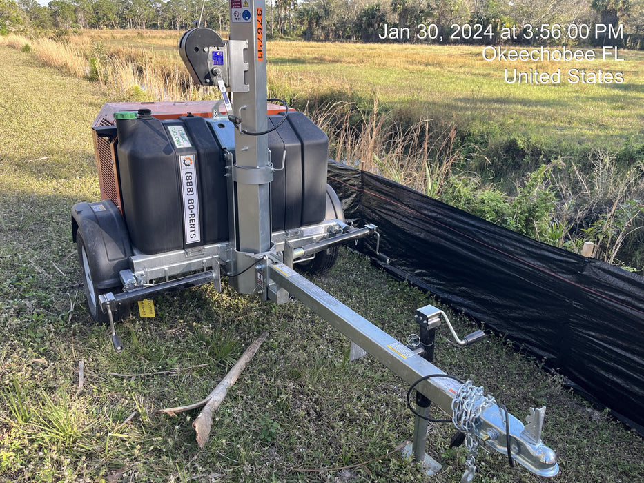 2023 Wanco WLTT-4MM4K Diesel, Deep Sea Controller, Shore Power Plug, Auto Start, (4) 350W LED Floodlights, 4kW Generator, 60 Gal Fuel Tank, 2" Ball, T3