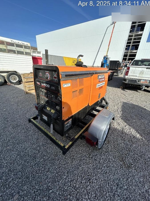 2022 Lincoln Electric LE400 Kubota V1505, Trlr, Cable Rack, Light Kit, ES Decals, T3