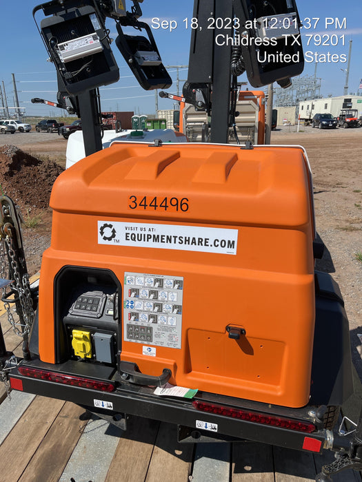 2023 Generac MLT2 Diesel, Flex Switch 120V Input, Powerzone Controller, (4) 320W LED Lights, 4kW Generator, 39.9 Gal Fuel Tank, 2" Ball, T3