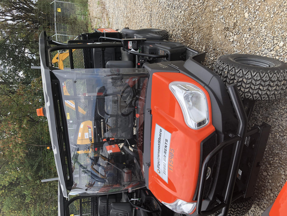 2020 Kubota RTV-X1140W-H 4WD, LED Strobe, Windshield Acrylic Clear, Plastic Canopy, Wire Harness Kit, Backup Alarm