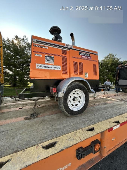 2022 Lincoln Electric Vantage 549X Crosslink Technology, Trailer Mounted, ES Decals, T3