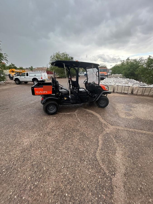 2021 Kubota RTV-X1140W-H Plastic Canopy, Windshield Acrylic Clear, LED Strobe Light, Wire Harness Kit, Back up Alarm
