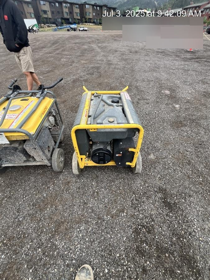 2018 Wacker Neuson GP6600A Wacker Neuson GP6600A Portable Generator, 6 kW