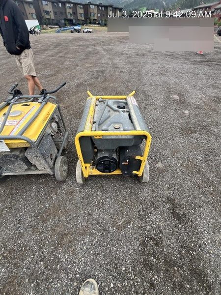 2018 Wacker Neuson GP6600A Wacker Neuson GP6600A Portable Generator, 6 kW