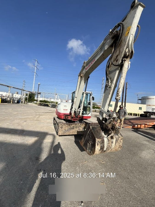 2019 Takeuchi TB290 Takeuchi TB290 Cab/Heat/AC w/Rubber Tracks, Auxiliary Hydraulics, Dozer Blade, Manual QC w/ 18/24/36" Buckets, Hydraulic Thumb Installed