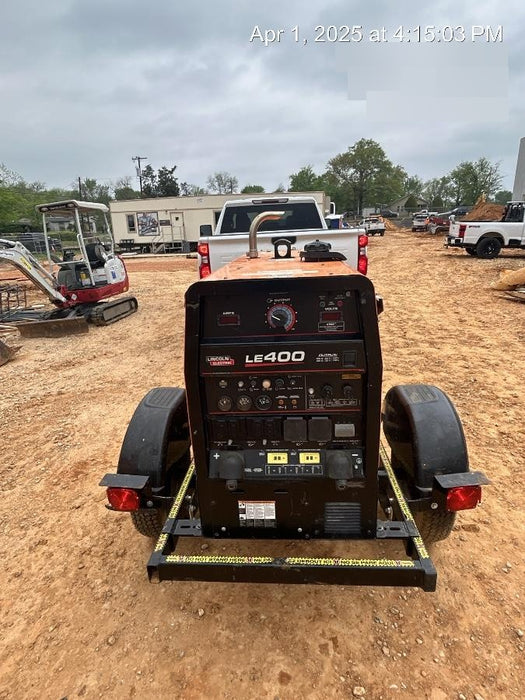 2022 Lincoln Electric LE400 Kubota V1505, Trlr, Cable Rack, Light Kit, ES Decals, T3